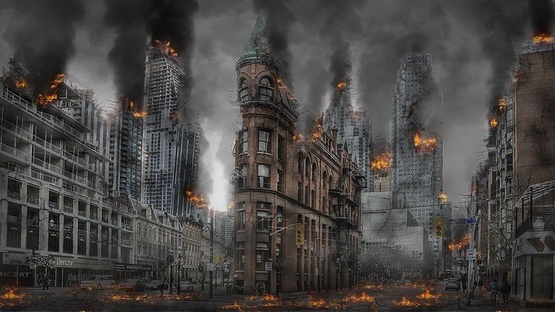 Dystopian Future City